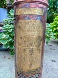 Antique Copper Fire Extinguisher