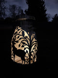 Antique Milk Can - Moose in the Moonlight