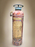 Antique Copper Fire Extinguisher