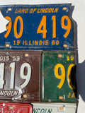Genuine Illinois License Plate Art
