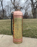 Antique Copper Fire Extinguisher Luminary