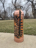 Antique Copper Fire Extinguisher Luminary